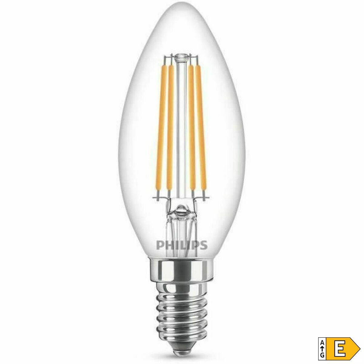 Ledlamp Kaars Philips Helder wit E14